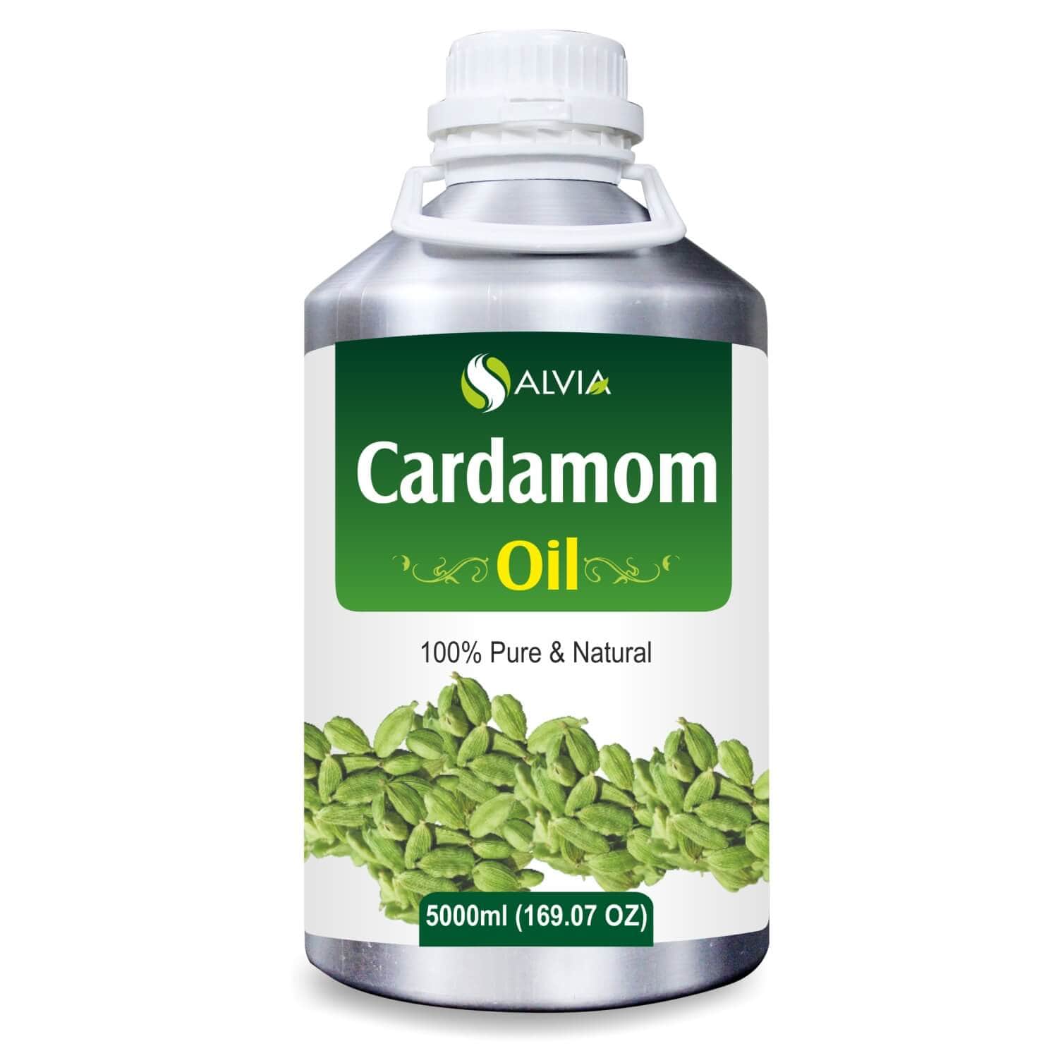 Salvia Natural Essential Oils 5000ml Cardamom Oil (Elettaria cardamomum) 100% Natural Pure Essential Oil